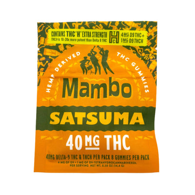 Mambo 4mg THC+1mg THCh Gummies | Satsuma (8ct)