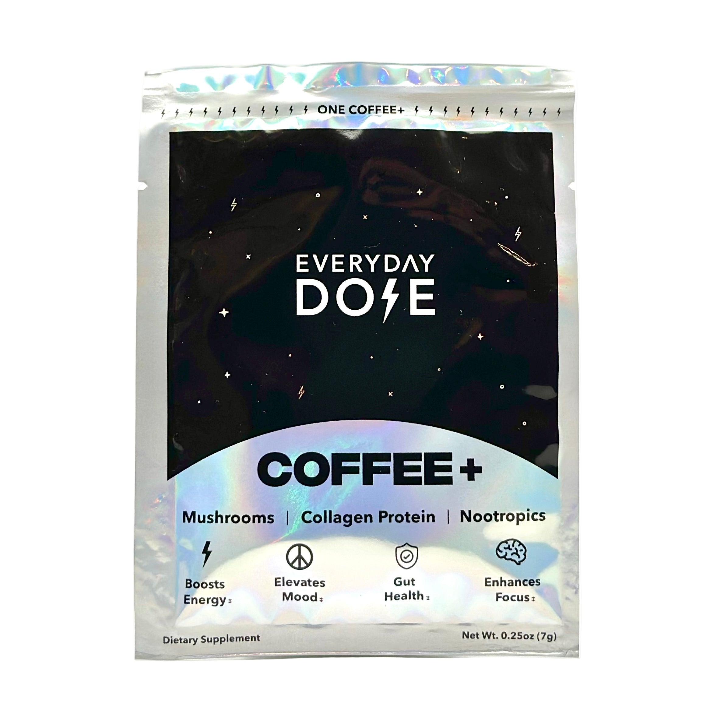 Everyday Dose Mushroom Coffee+ Single-Serve Sample - front package