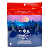 Enjoy Delta 9 1:0 Ratio Gummies 5mg THC Sativa - Blue Raspberry - front package