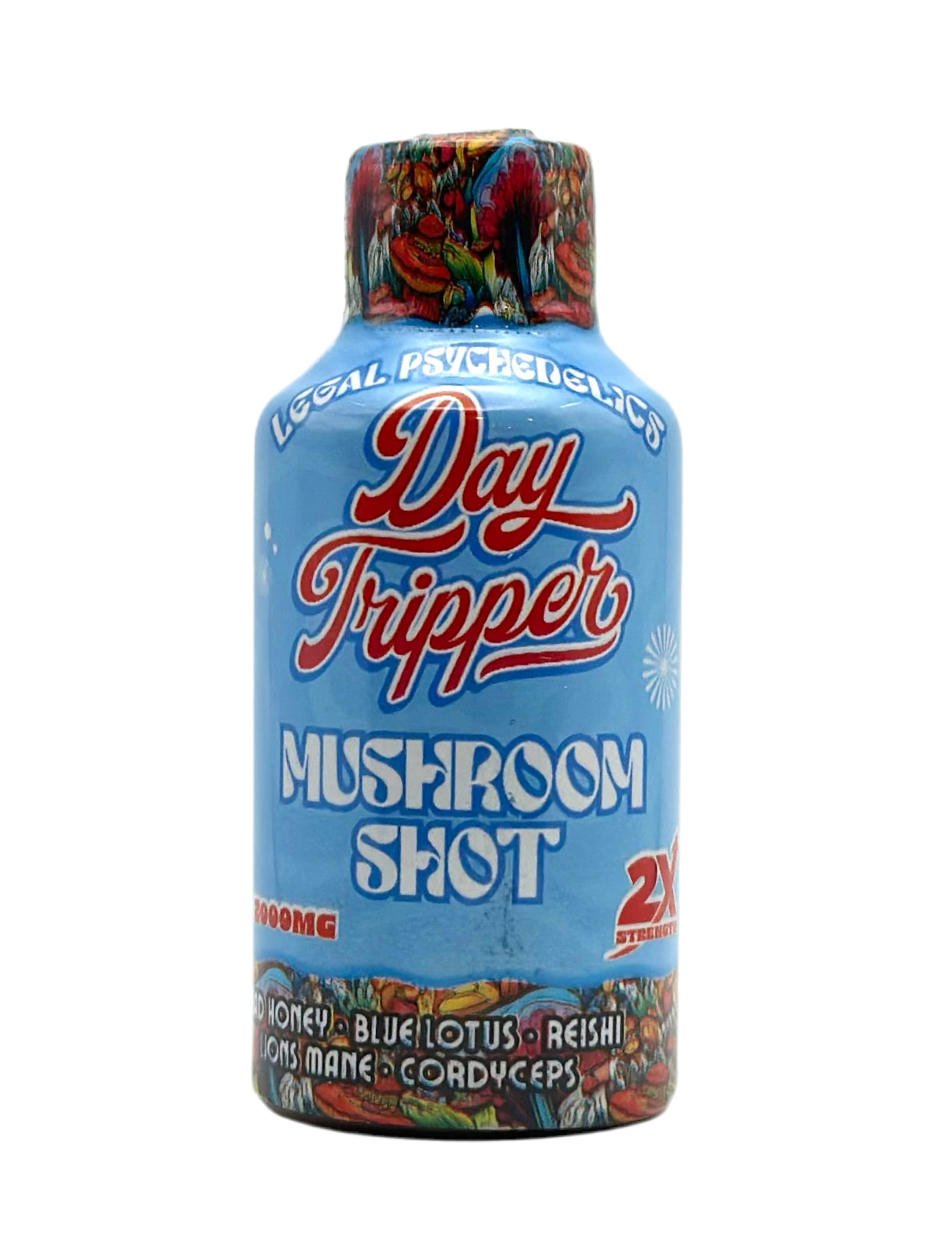Day Tripper Magic Mushroom Infused Shot - front package