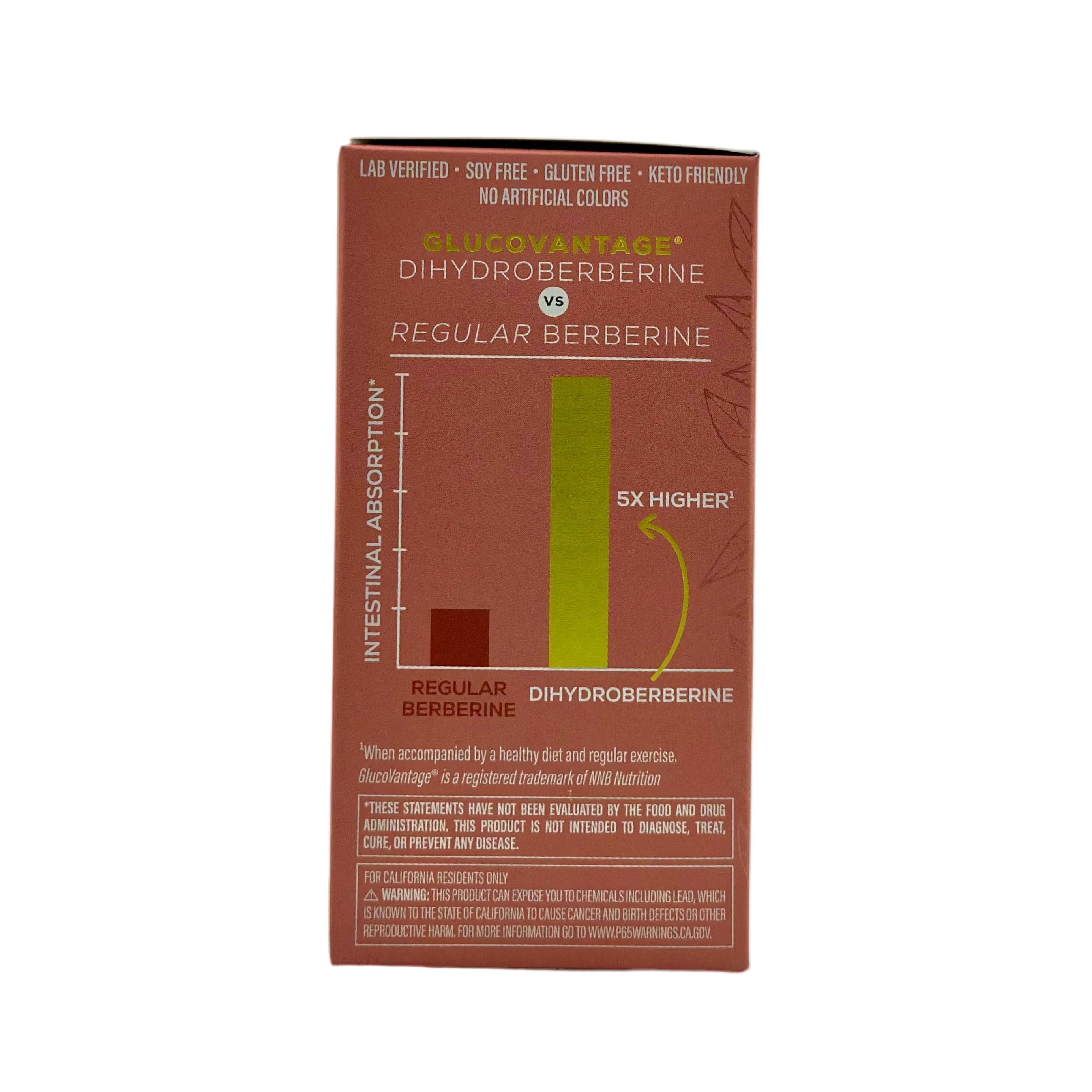 Sunwarrior Berberine - Metabolism Support - supplement facts