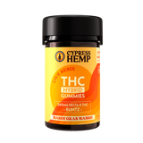 Cypress Hemp 1:0 Live Resin THC Gummies Hybrid Mardi Gras Mango Runtz 240mg Delta-9 30 count