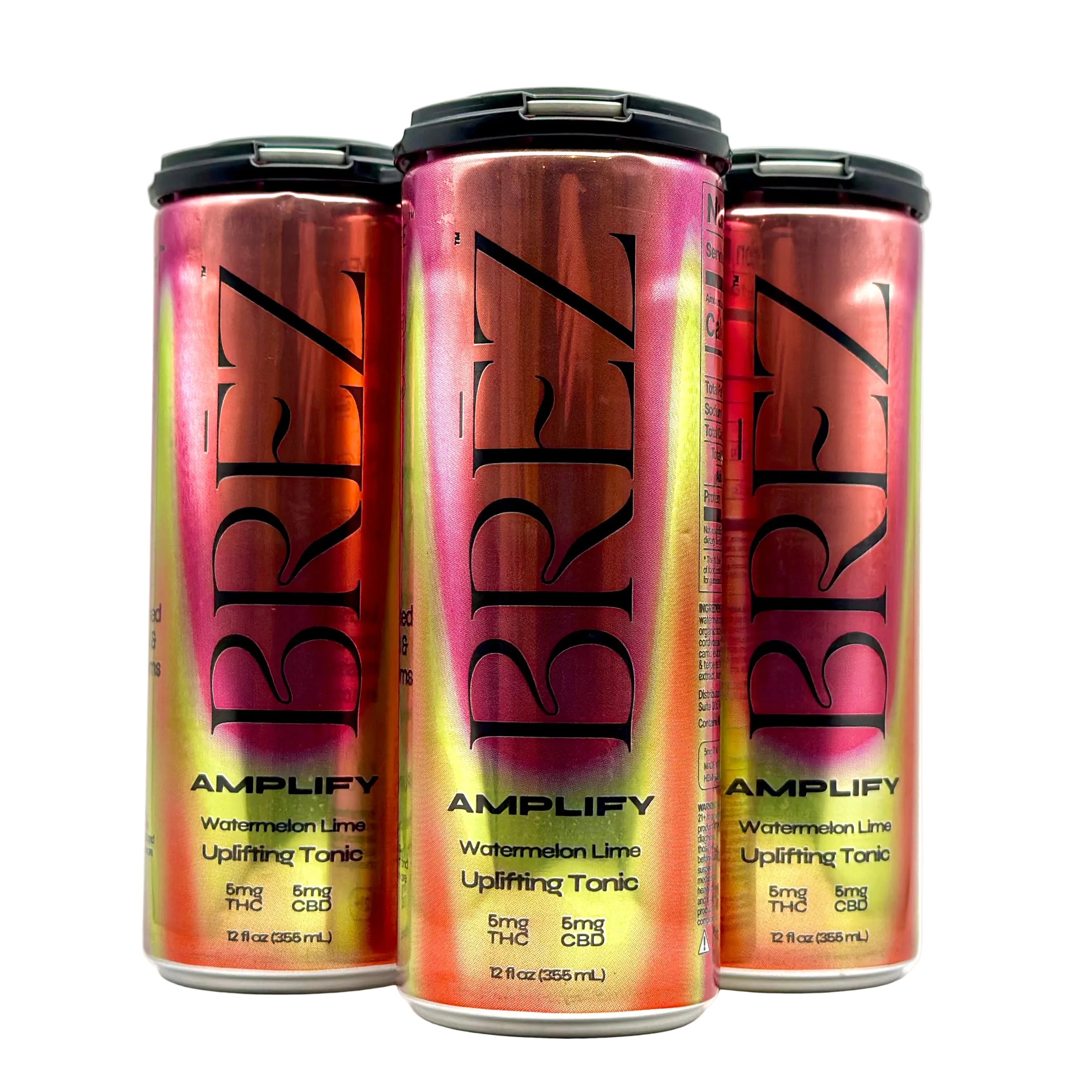 Brez Amplify THC Seltzer - Watermelon Lime - front package