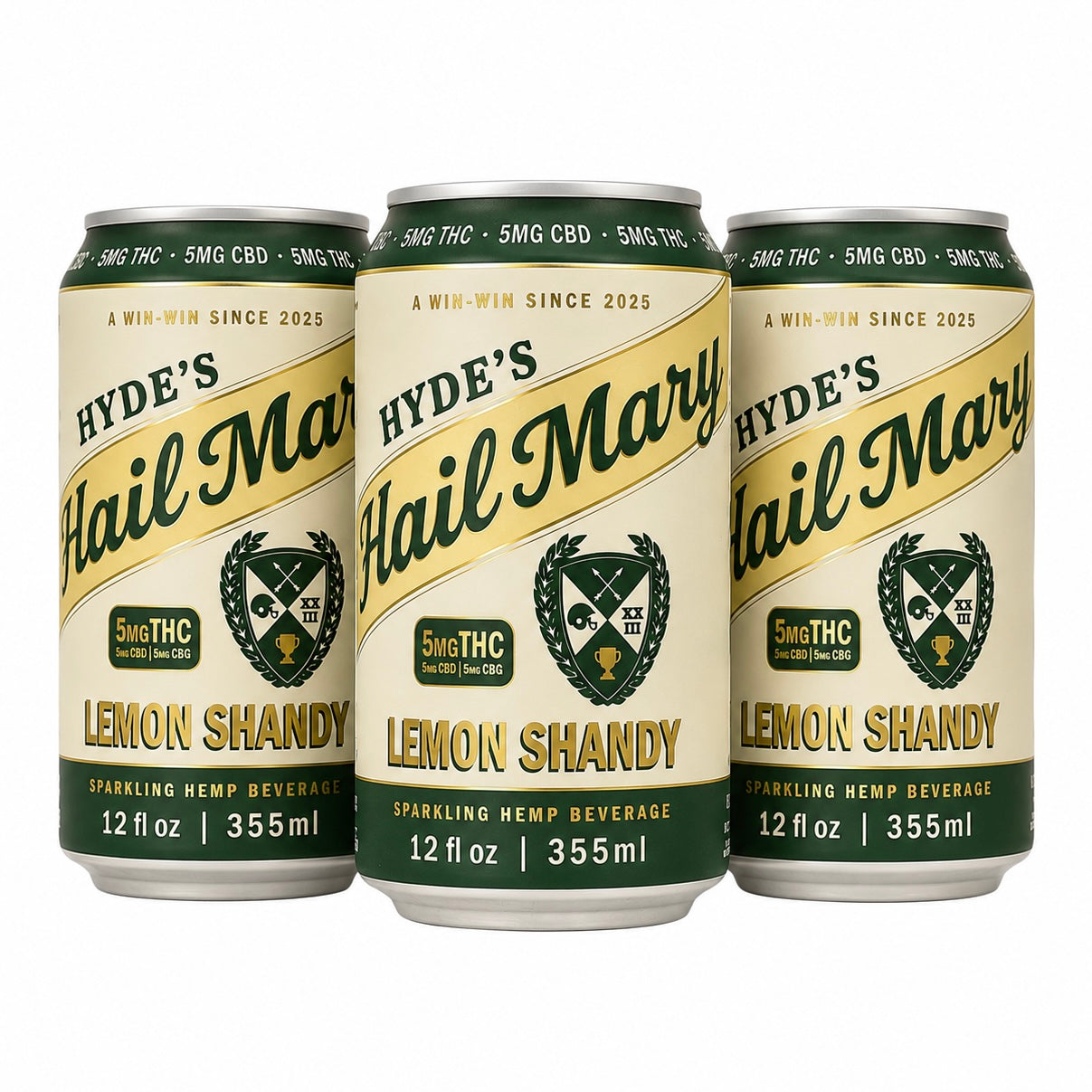 Hyde's Hail Mary 5mg THC+CBD+CBG Shandy