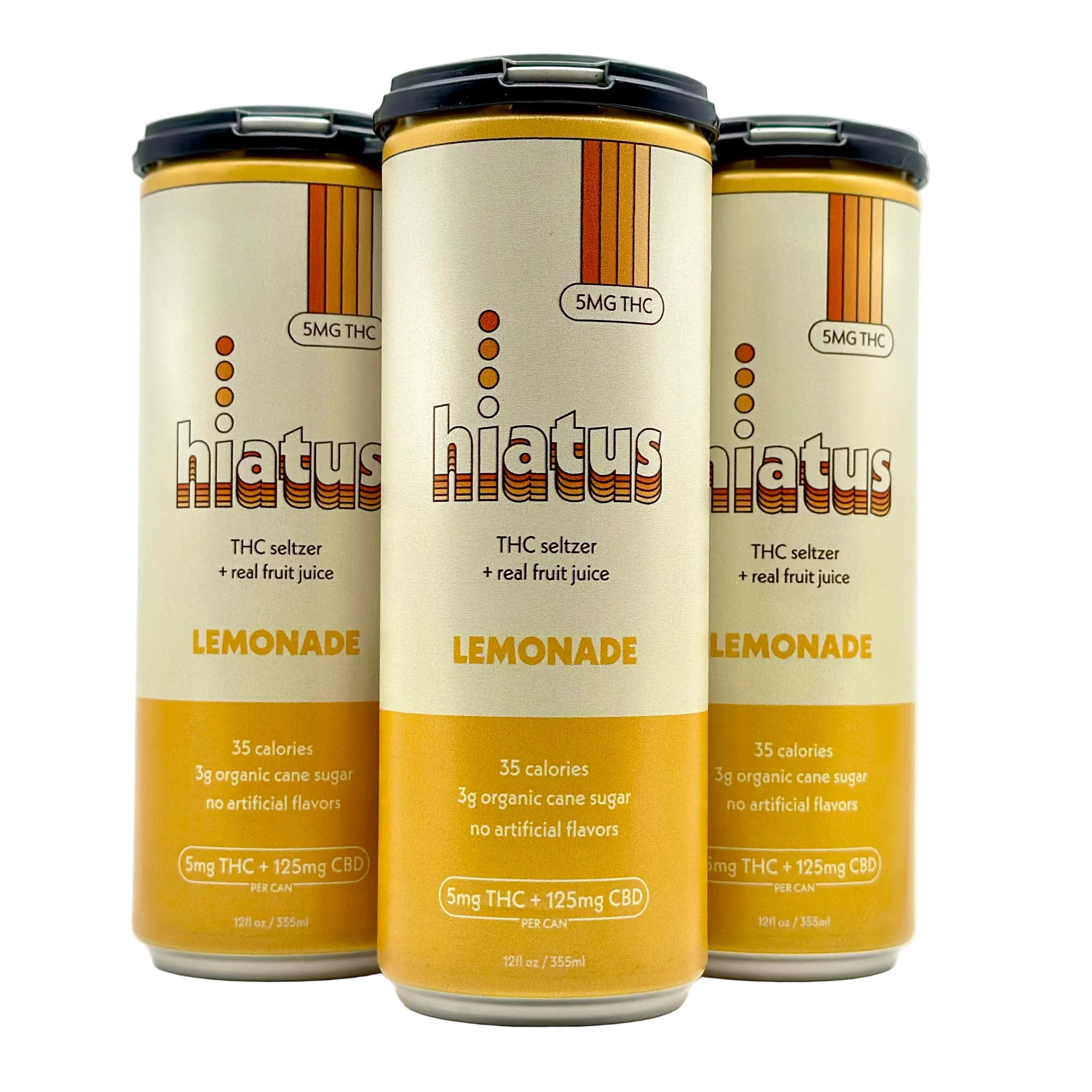 Cypress Hemp Hiatus 5mg THC+125mg CBD - Lemonade - front package