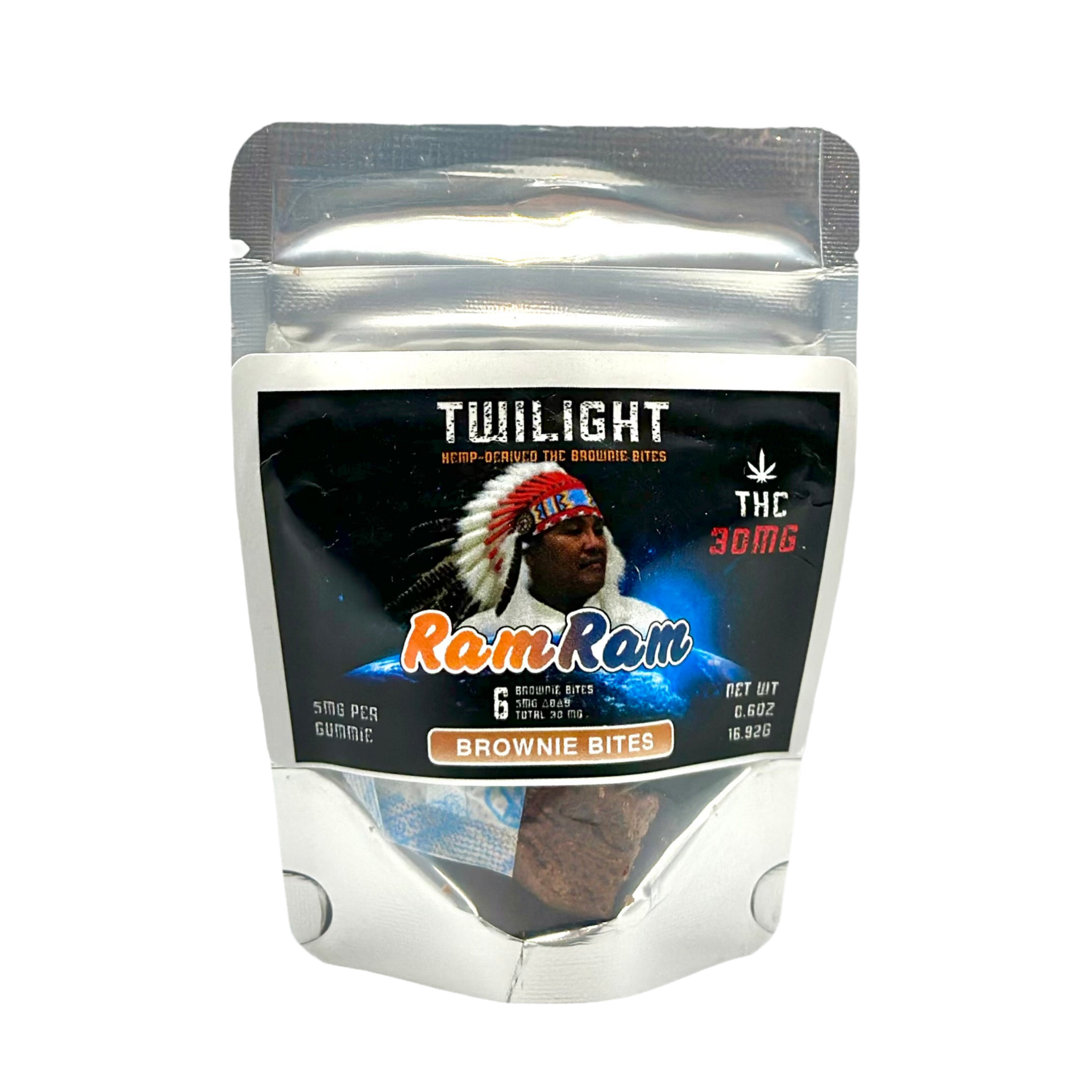 Ram Ram 5mg THC Brownie Bites - supplement facts