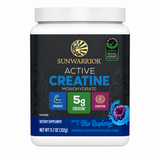 Sunwarrior Active Creatine 5g Monohydrate | Blue Raspberry (50 servings)