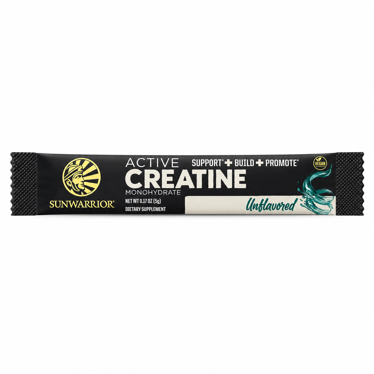 Sunwarrior Active Creatine 5g Monohydrate Sticks | Unflavored
