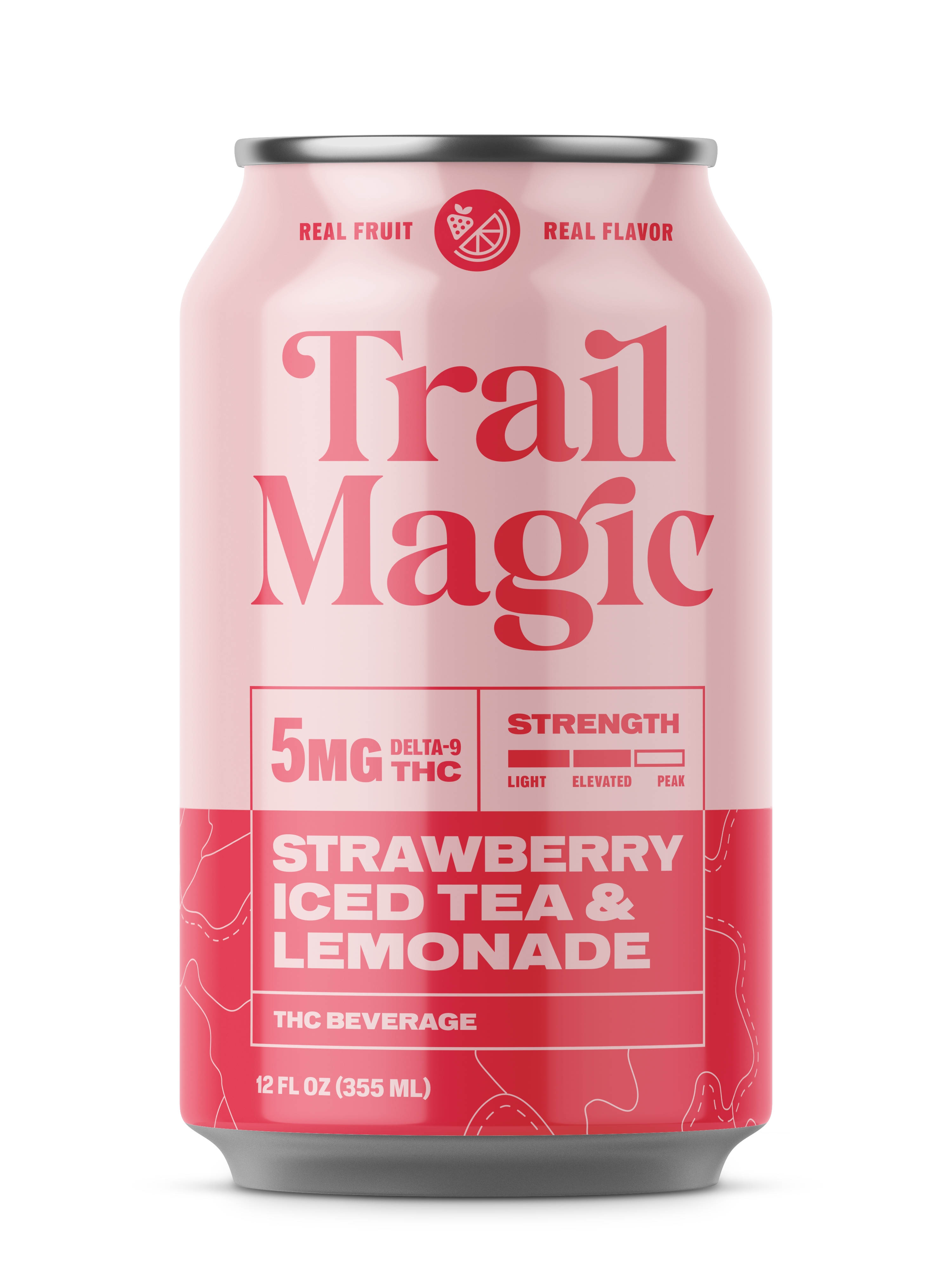 Trail Magic Strawberry Iced Tea and Lemonade 5mg THC 12 fl oz can