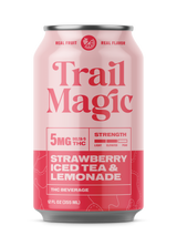 Trail Magic Strawberry Iced Tea and Lemonade 5mg THC 12 fl oz can