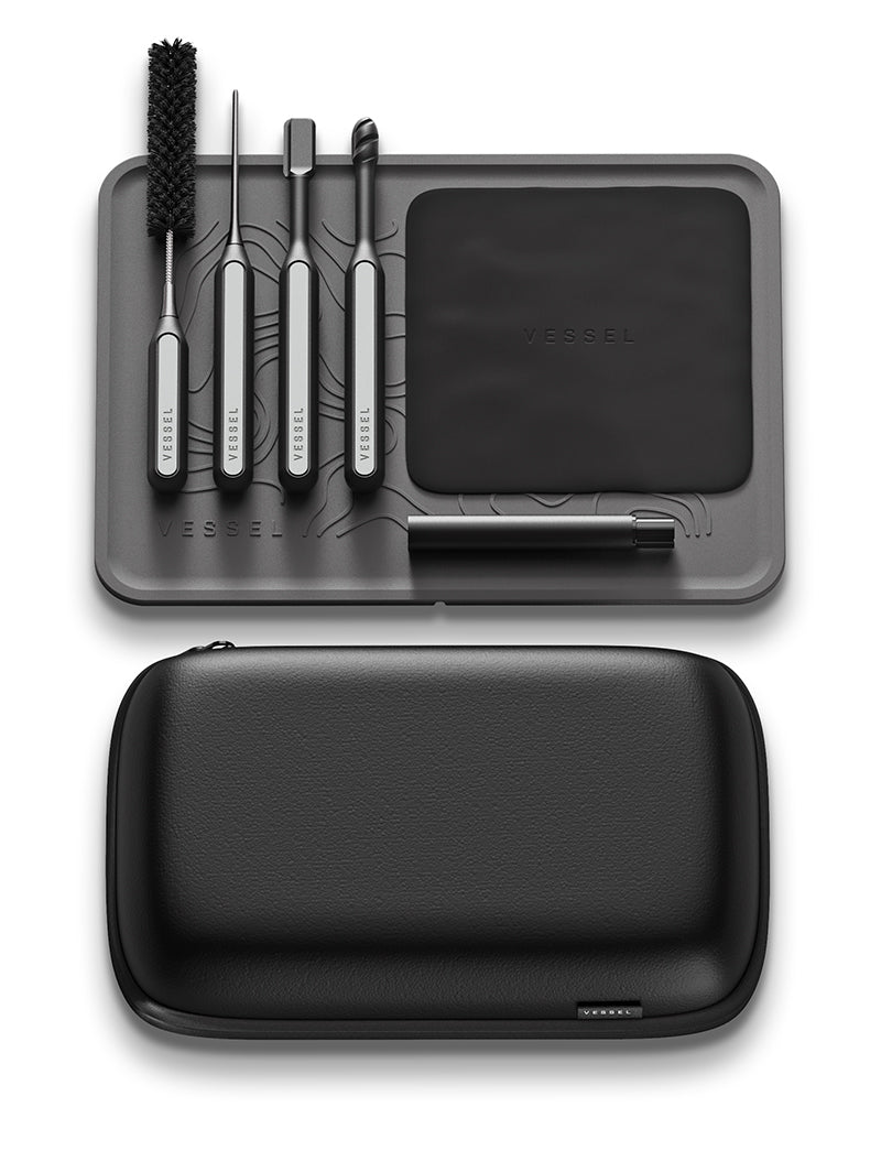 Vessel Care Kit with carry case and cleaning tools
