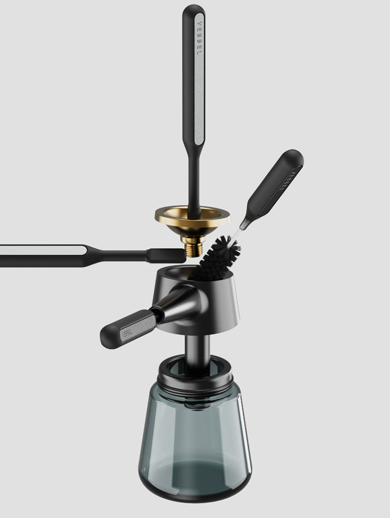 Vessel Care Kit tools and spray bottle