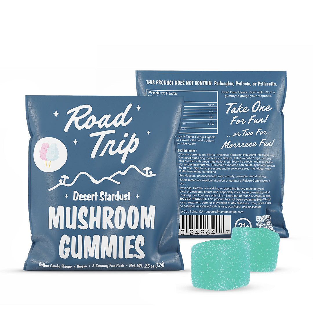 Erthwellness Desert Stardust Magic Mushroom Gummies 2pc Pouch - product detail
