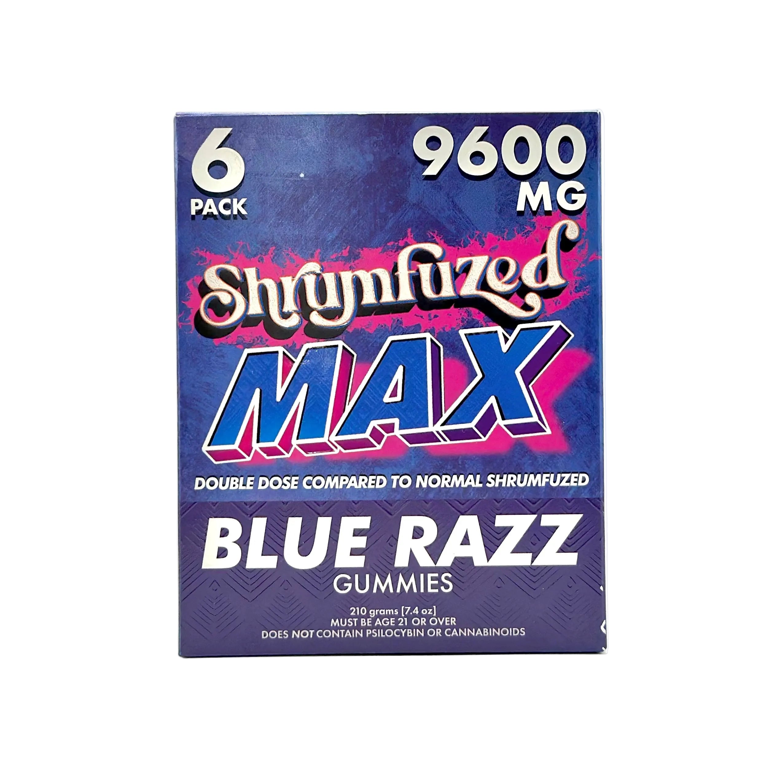 Shrumfuzed Max Mushroom Gummies - Blue Razz - front package