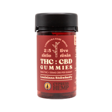 Cypress Hemp 2:5 Live Resin THC + CBD Gummies - 8mg THC / 20mg CBD - Sativa (30-Count) - front view