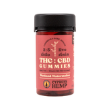 Cypress Hemp 2:5 Live Resin THC+CBD Gummies - Indica (30-Count) - front package