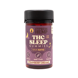 Cypress Hemp 1:1:1 THC+CBN+CBD Sleep Gummies - Indica (30-Count) - front package