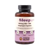 Cypress Hemp 1800mg Broad Spectrum CBD+CBN Sleep Adaptogen Capsules | Melatonin-Free (60ct)