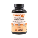 Cypress Hemp Energy Adaptogen 1800mg CBD+CBG Capsules - front package