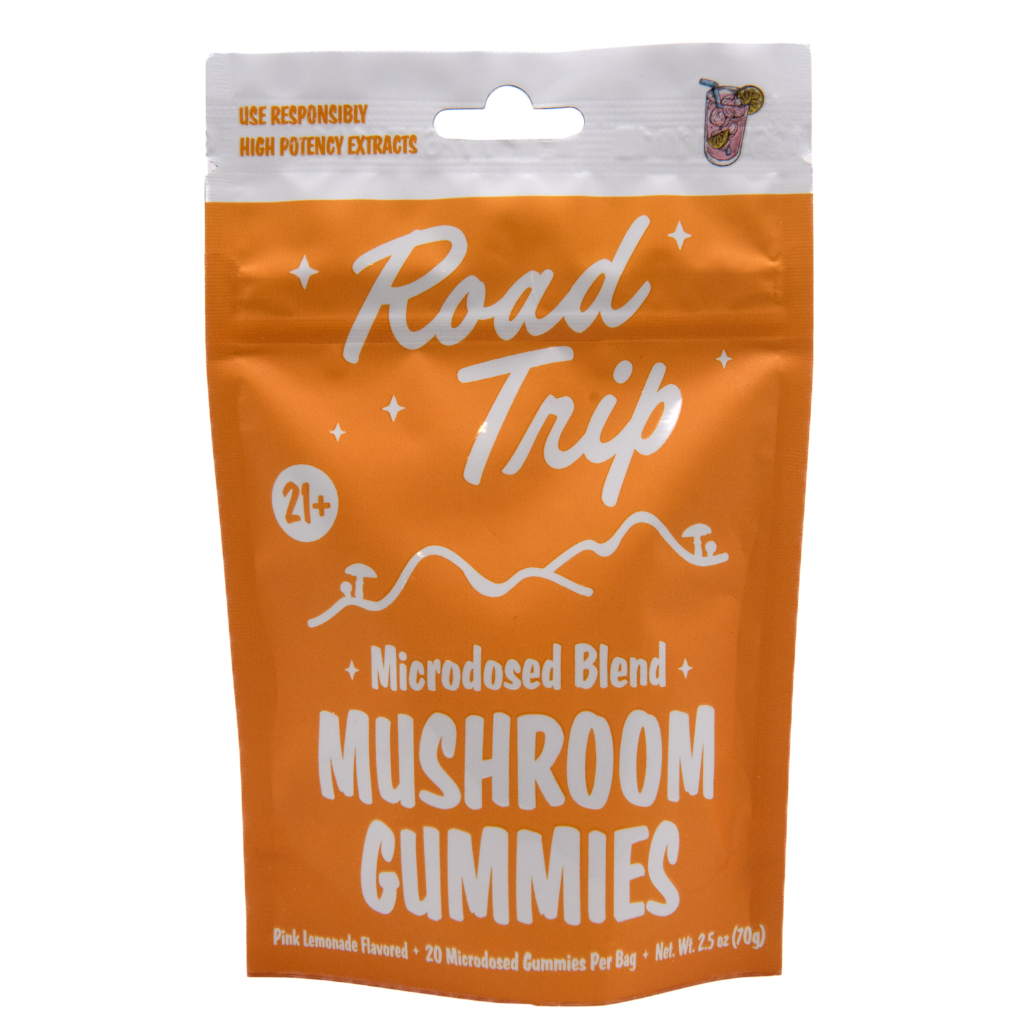 Road Trip Microdose Functional Mushroom Gummies (20ct)