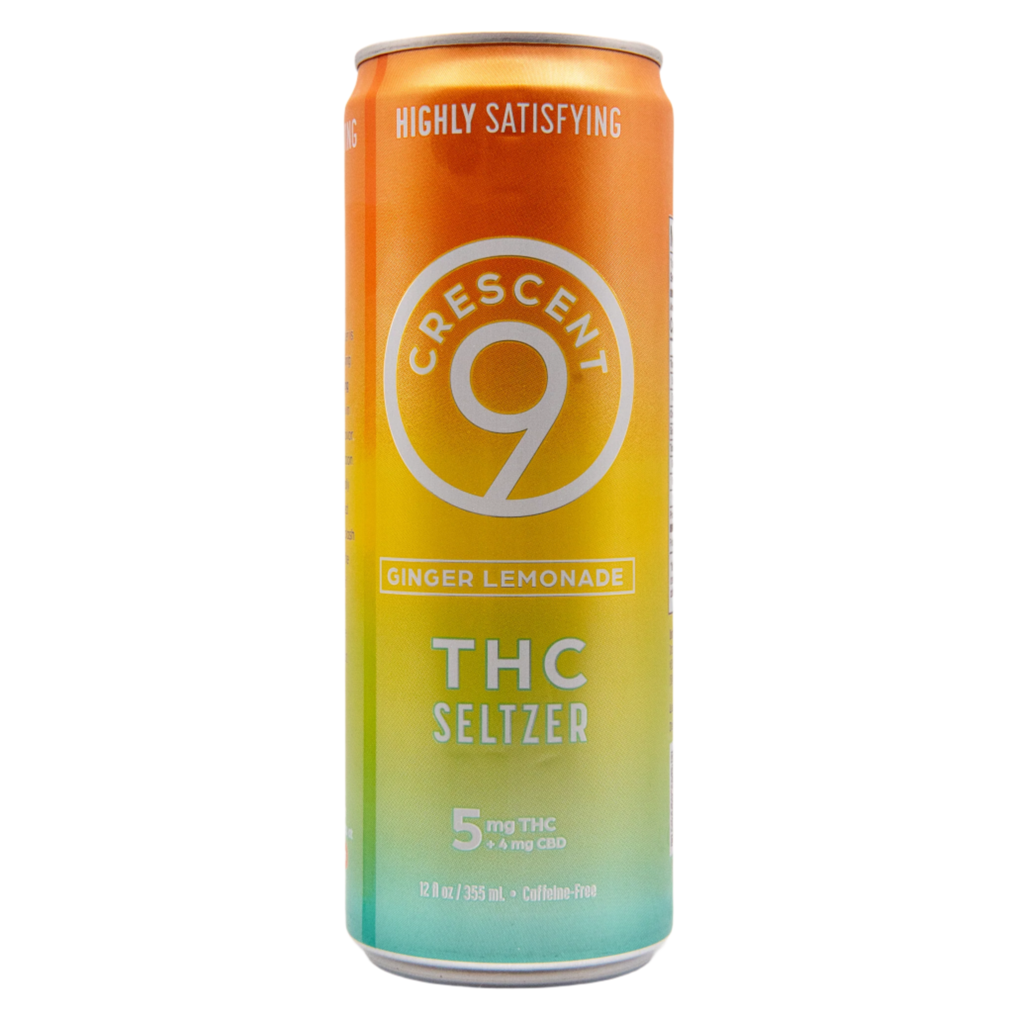 Crescent 9 Ginger Lemonade 5mg THC Seltzer - supplement facts
