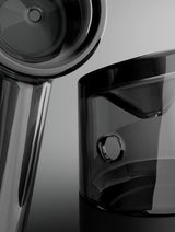 Vessel Forge Black glass pipe top view