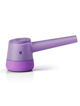 Vessel Forge Lilac glass pipe with removable silicone base