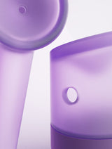 Top view of Vessel Forge Lilac glass pipe bowl opening