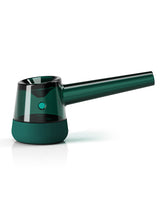 Vessel Forge Emerald glass pipe with removable silicone base
