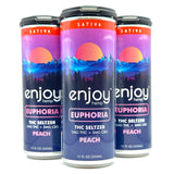 Enjoy Euphoria 5mg THC+5mg CBG Sativa - Peach - front package