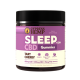 Cypress Hemp Sleep CBD CBN Gummies Tart Cherry front label