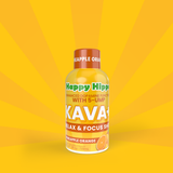 Happy Hippo Kava+ Relax & Focus Shot with 5-UMP, Pineapple Orange, 2 fl oz