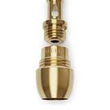 Vessel Axis Bowl solid brass threaded dugout bowl accessory
