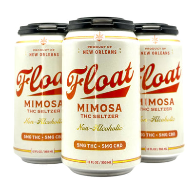 Dirty Coast Float THC Seltzer - Mimosa - front package