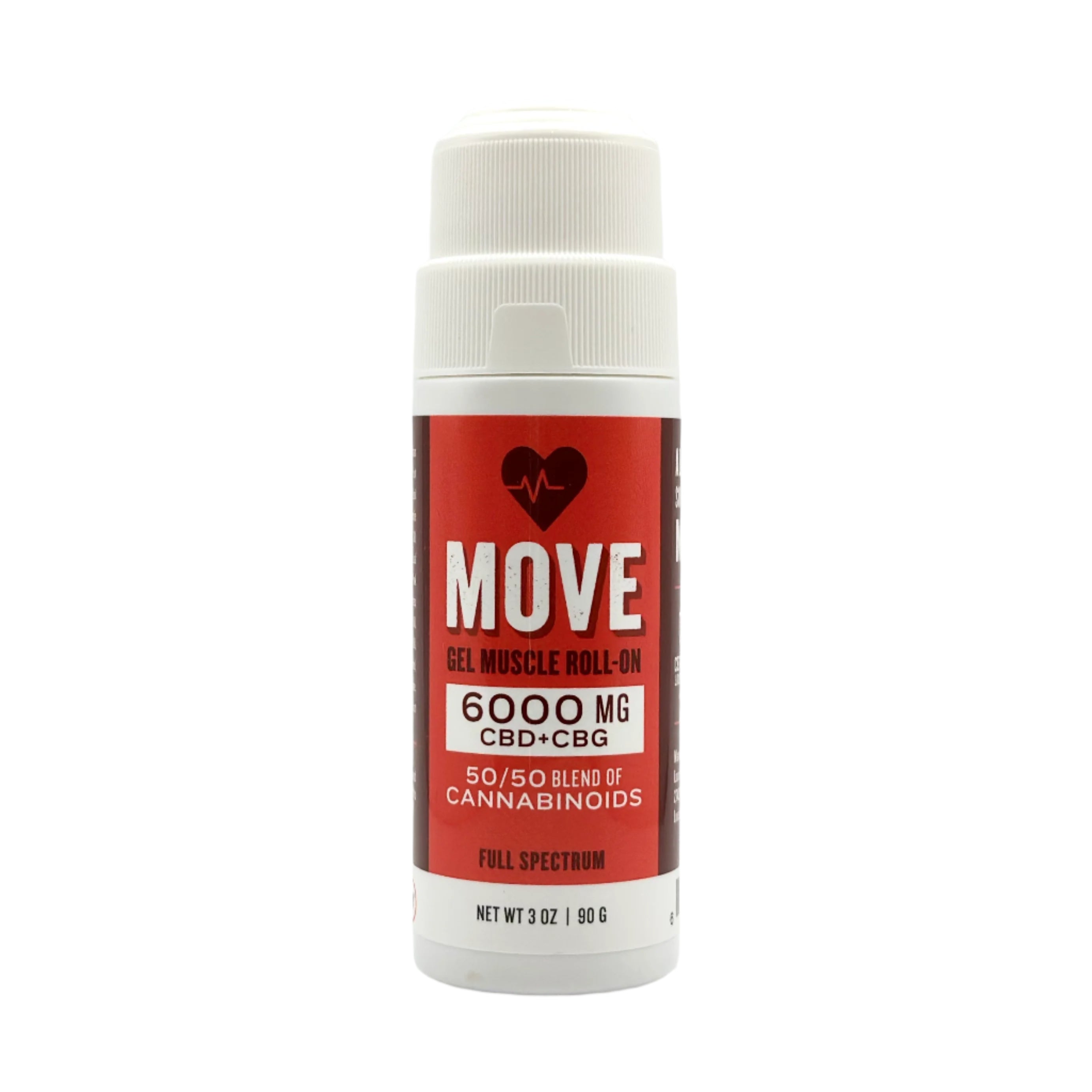 Move 6000mg CBD+CBG Muscle Roll-On