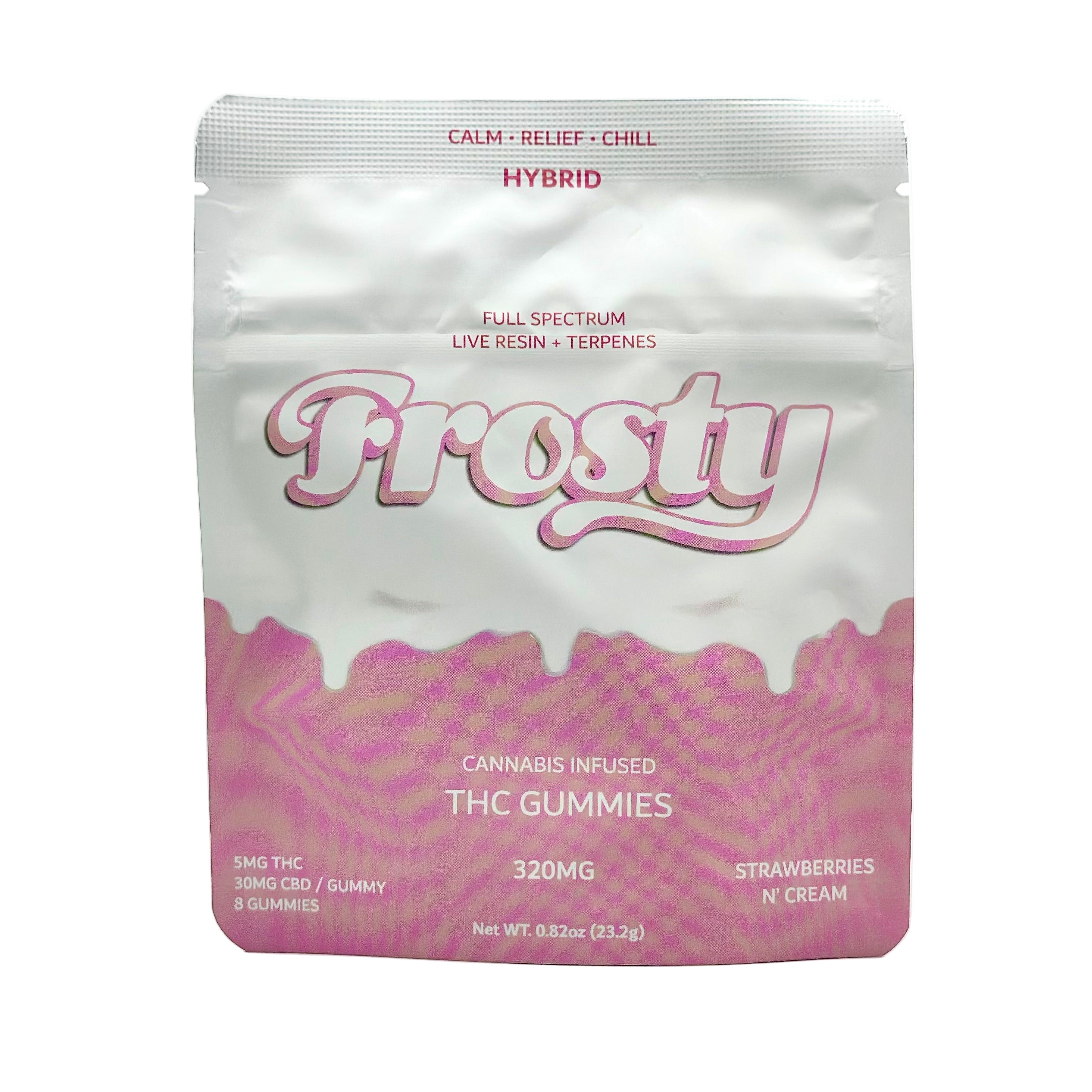 Frosty Hybrid - Strawberries N' Cream - front package