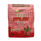 Magnolia Hemp 5mg THCp 20mg CBD Live Resin Gummies -Strawberry - front package