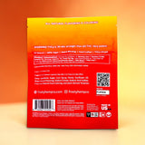 Frosty Maxx live resin THCp gummies Pomegranate Lemonade 10 count pouch back panel