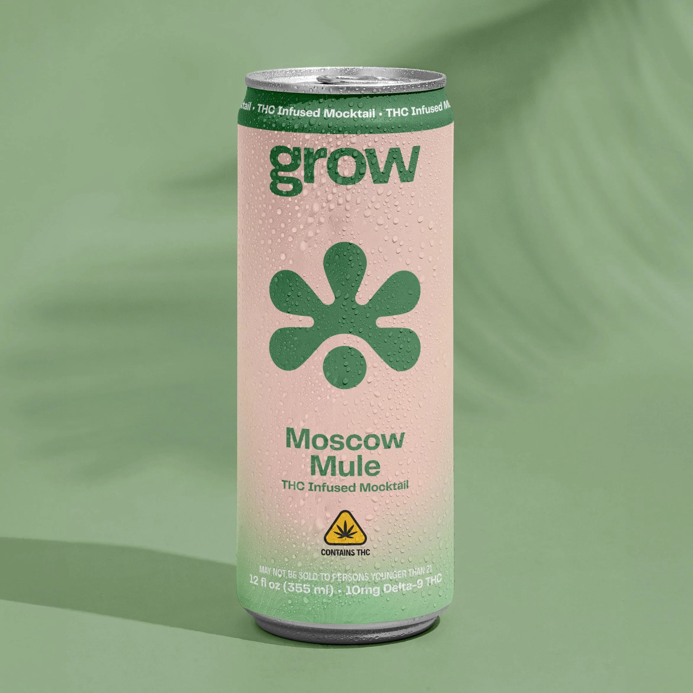 Grow Moscow Mule 5mg THC mocktail can