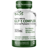 Nutri 325mg GLP-1 Support Complex capsules 90-count front label