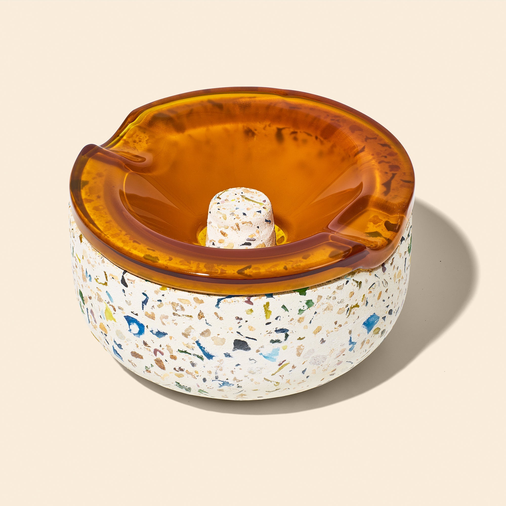 NWTN Symi Ashtray in Amber, view 2