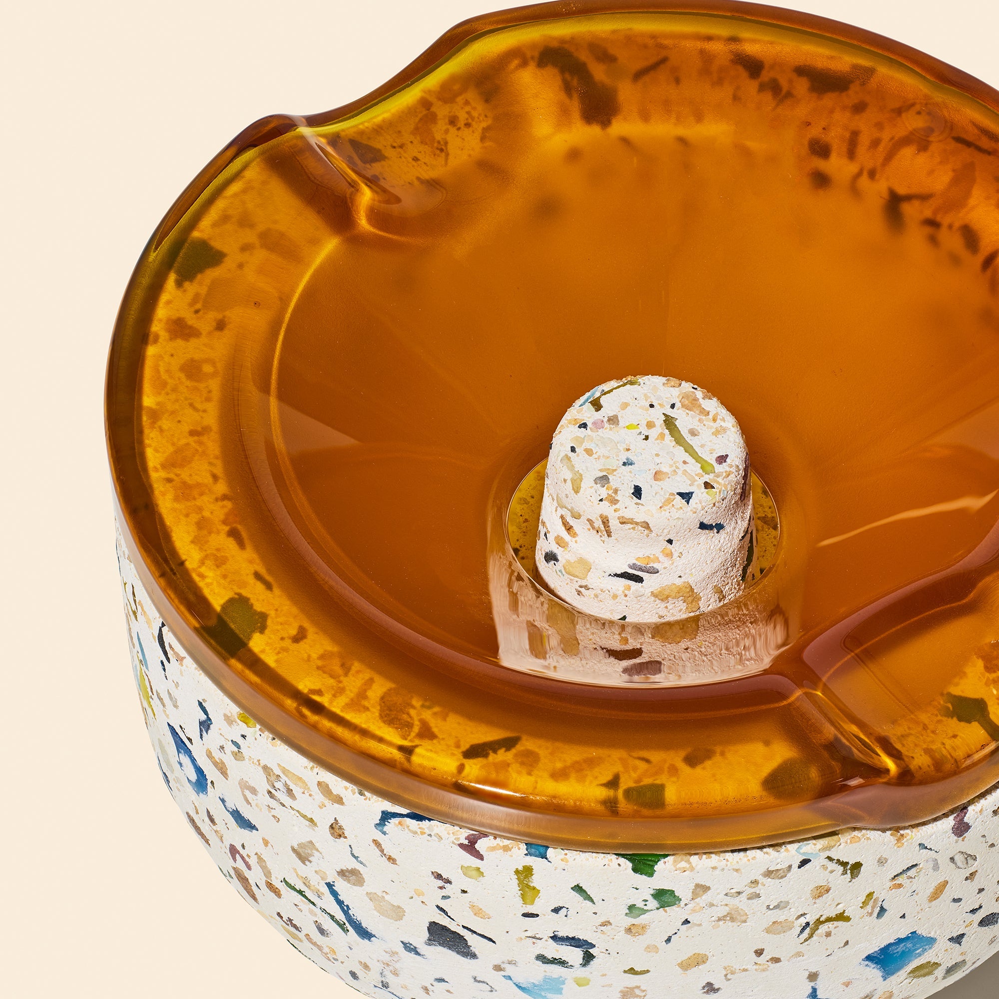 NWTN Symi Ashtray in Amber, view 4