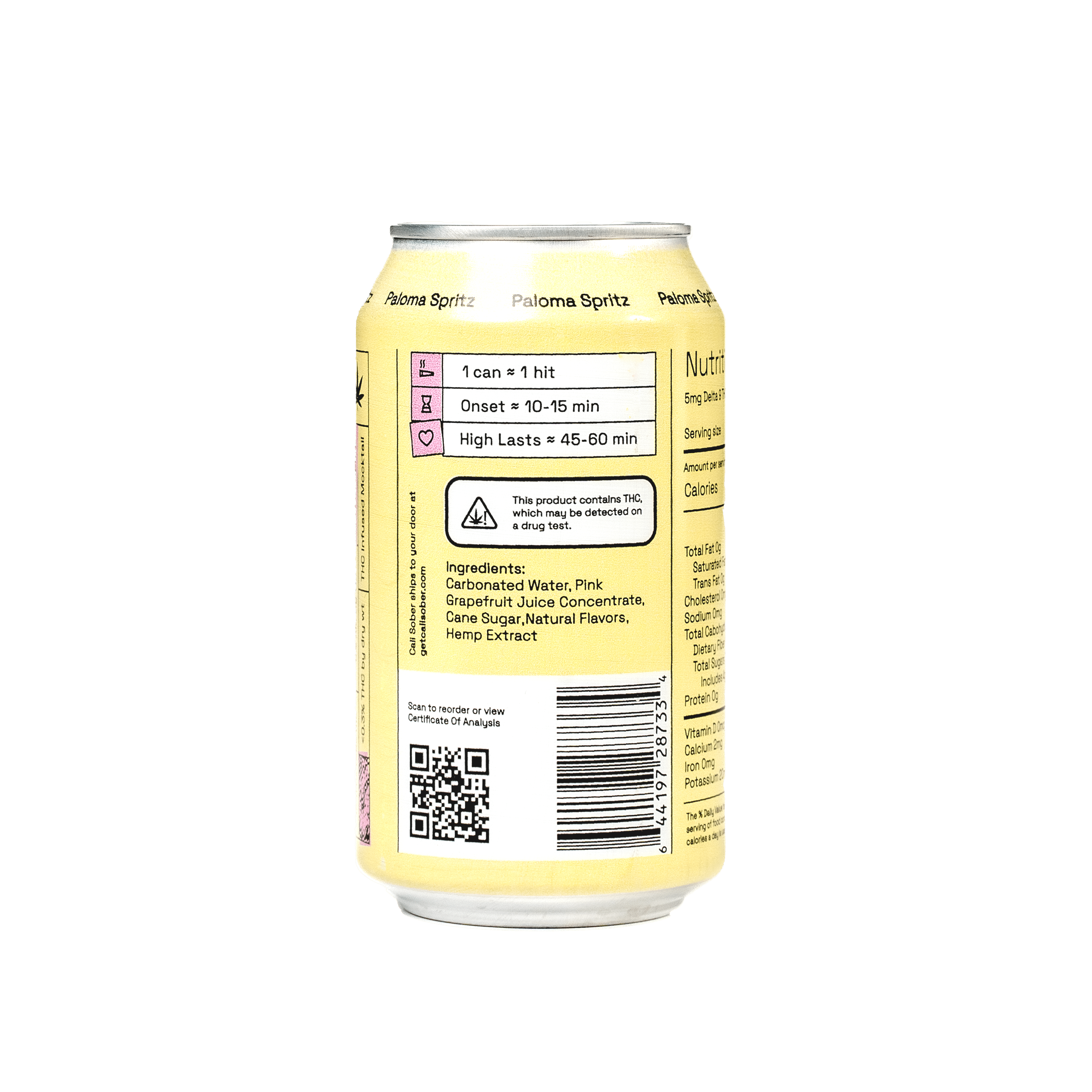 Cali Sober 5mg THC Seltzer