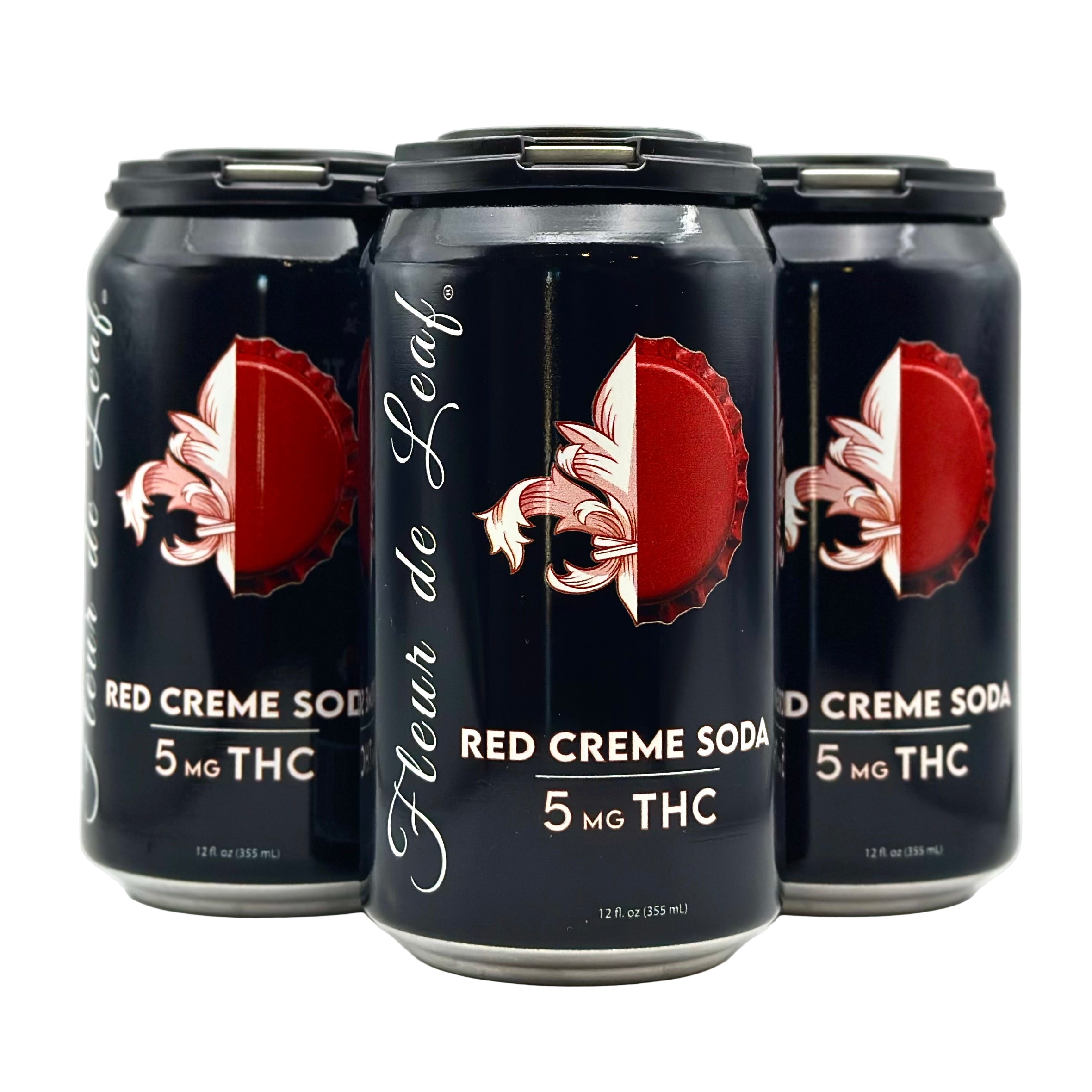 Fleur de Leaf Red Creme Soda THC Seltzer - front package