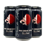 Fleur de Leaf Red Creme Soda THC Seltzer - front package