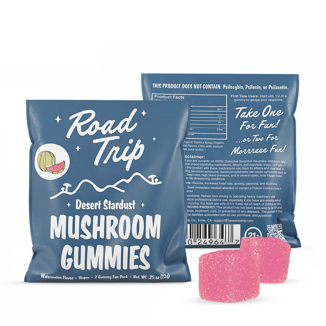 Desert Stardust Magic Mushroom Gummies 2pc Pouch - Watermelon