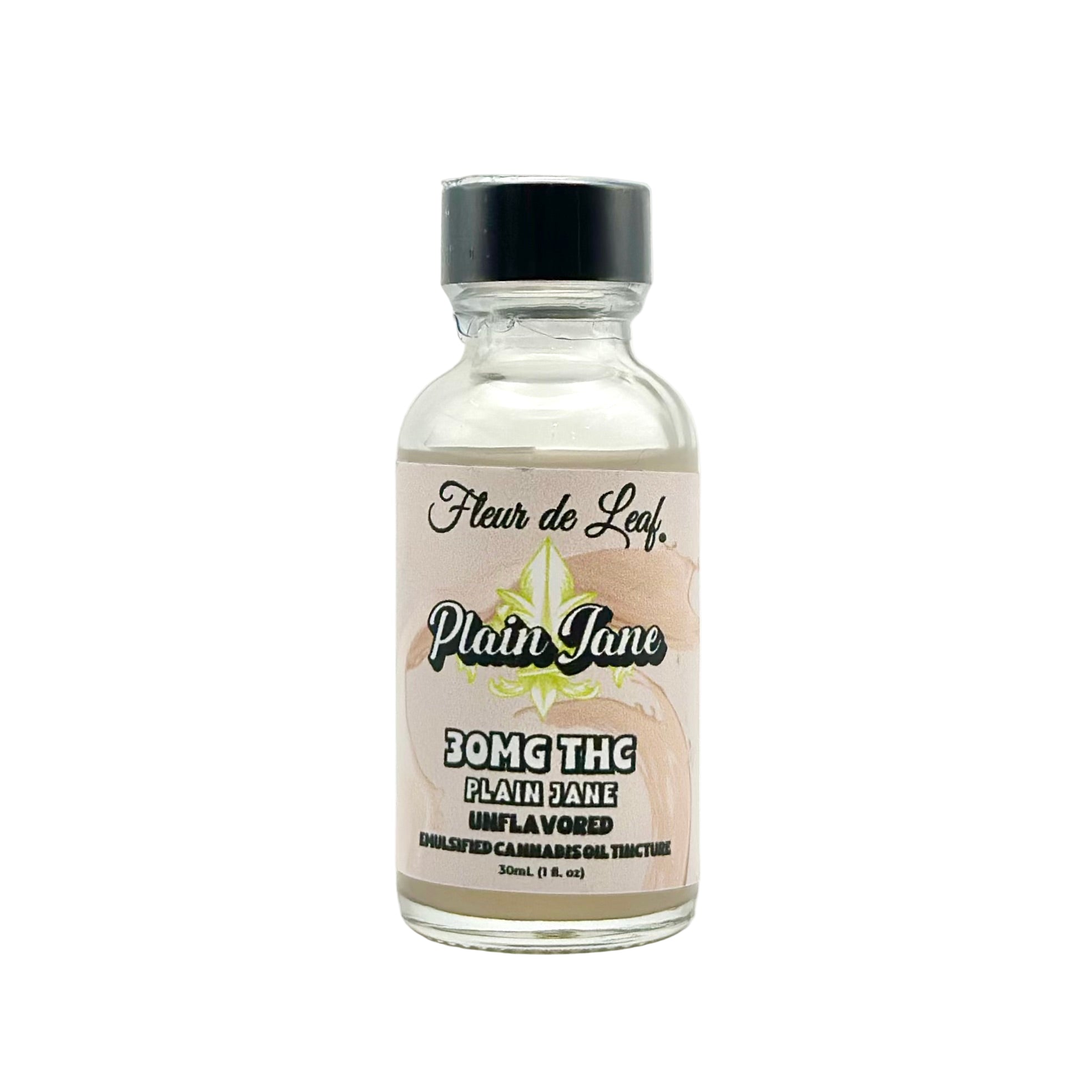Fleur de Leaf THC Unflavored Elixir - front package