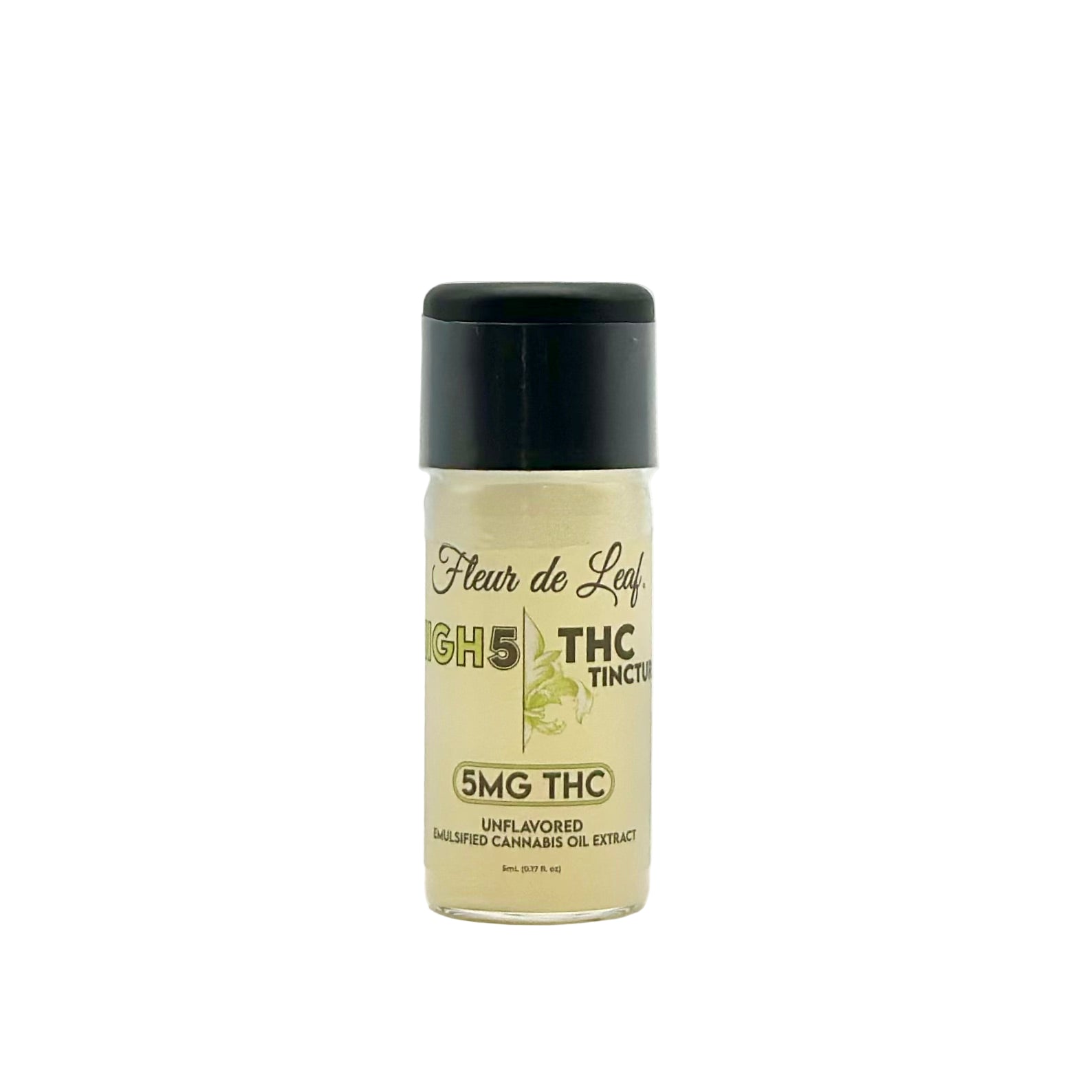 Fleur de Leaf High 5 THC Elixir - front package