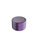Flower Mill Next Gen Standard 2.5 inch grinder in purple, closed
