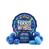 Ferris Wheel Blue Razz kanna and caffeine chewable tablets 2 count pack